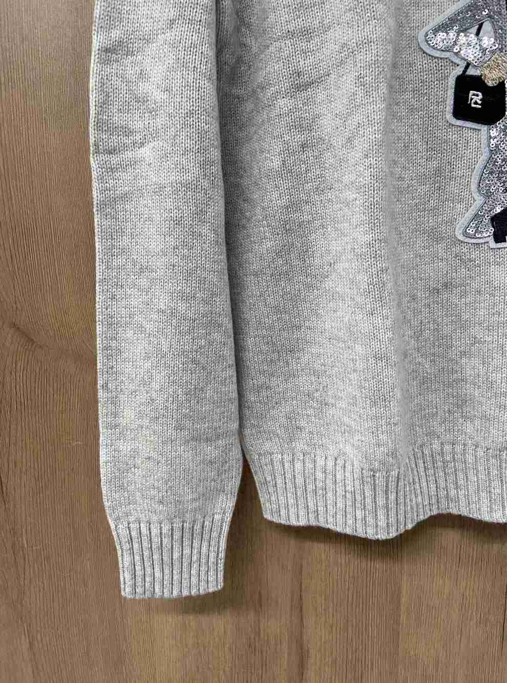 Polo Ralph Lauren Western Cowgirl Polo Bear Crewneck Knit Sweater - Picture 4 of 6